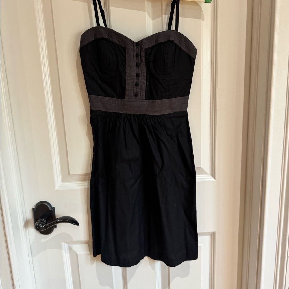 Elegant Black and Gray Dress